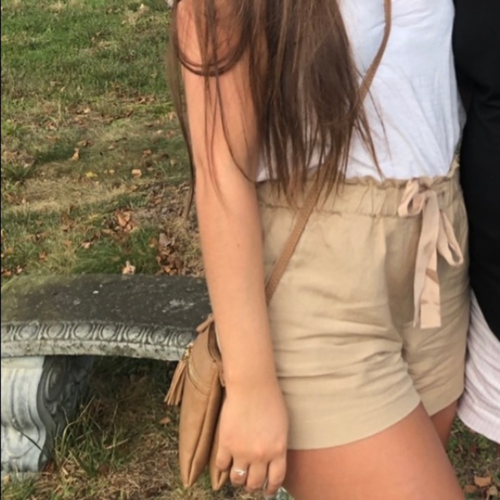 Linen shorts